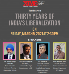 Thirty Years of India-s Liberalization